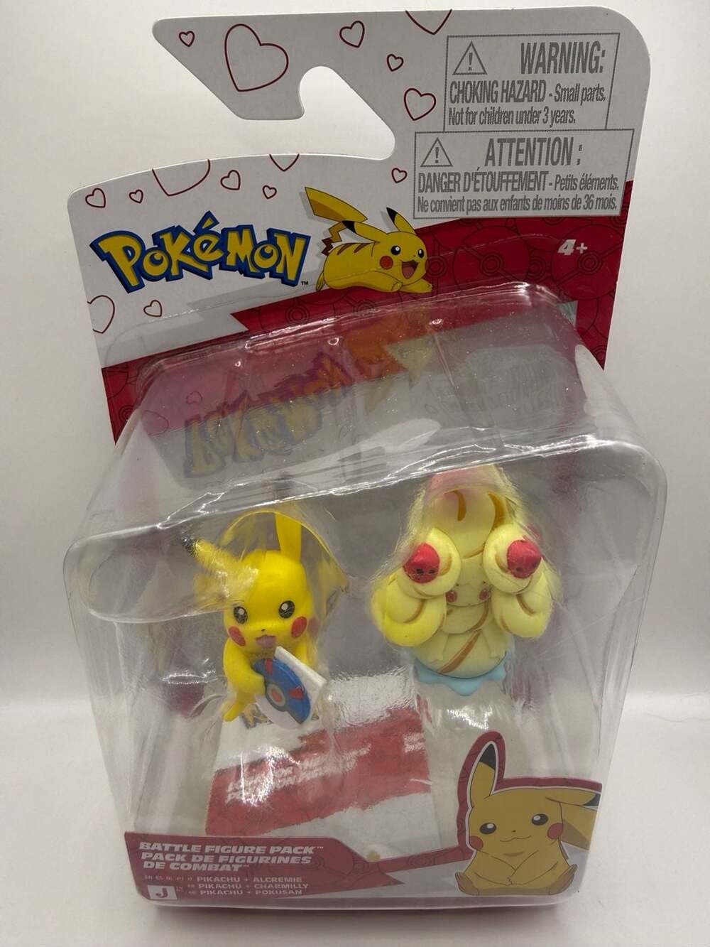 Jazwares Pokemon Battle Figure Pack - Pikachu & Alcremie Valentine's Day Special